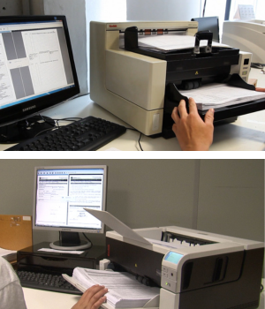 digitalização de documentos